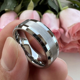 Neil Satin Center Band Ring - image 8