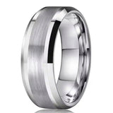 Neil Satin Center Band Ring - image 1