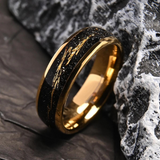 Robert Black Band Ring | Gold-Tone — image 14