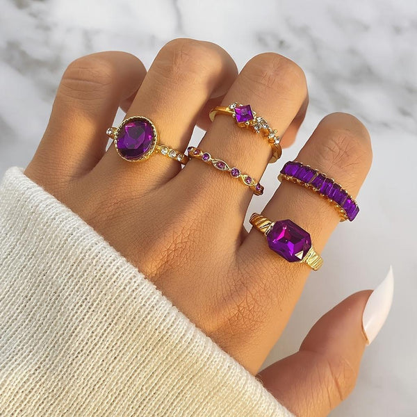 Nicola Purple Ring - image 2