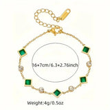 Rosalyn Green Bracelet - image 5