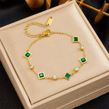 Rosalyn Green Bracelet - image 1