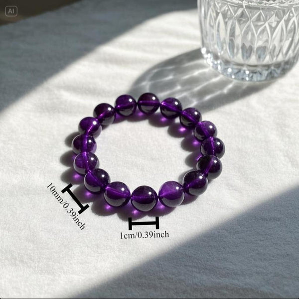 Zena Purple Bead Bracelet - image 4