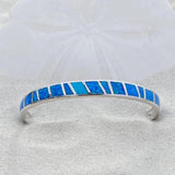 Vanessa Blue Opal-Effect Bracelet | Silver-Tone — image 2