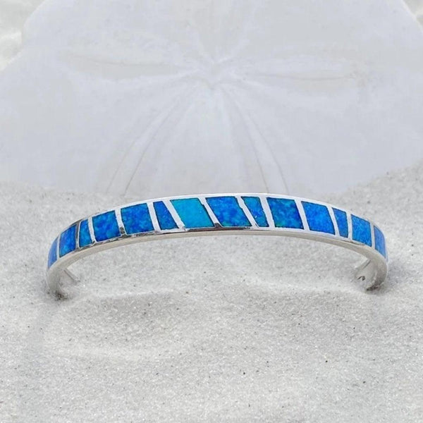 Vanessa Blue Opal-Effect Bracelet | Silver-Tone — image 2