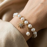 Margot Daisy and Sunflower Medallion Bracelet | Silver-Tone — image 2