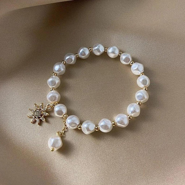 Margot Daisy and Sunflower Medallion Bracelet | Silver-Tone