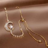 Bonnie Moon Drop Sparkle Bracelet | Gold-Tone