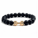 Jean Lava-Look Bead Bracelet — Gold-Tone — image 1