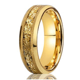 Owen Textured Inlay Band Ring | Gold-Tone — image 13