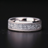 Roger Sandblasted Inlay Ring | Silver-Tone - image 13