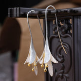 Lillian Flower Earrings | Silver-Tone