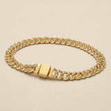 Mabel Wide Gold-Tone Curb Chain Bracelet