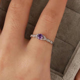 Noelle Purple Ring - image 3