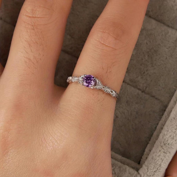 Noelle Purple Ring - image 3