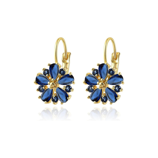 Erin Flower Earrings | Gold-Tone — image 2