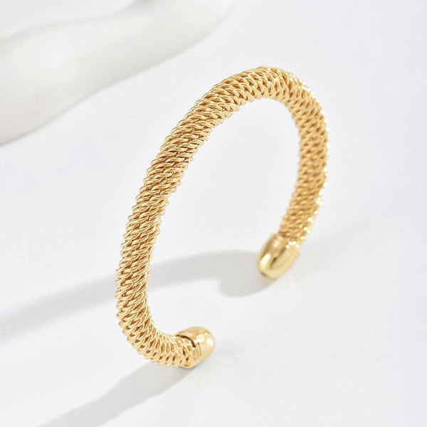 Miles Rope Bracelet | Gold-Tone