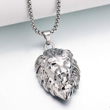 Laurence Lion Pendant Necklace — Silver-Tone — image 2