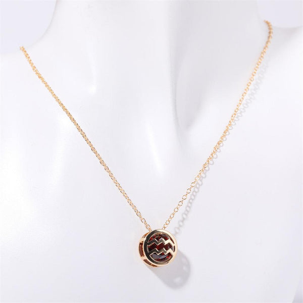 Hilda Reversible Zodiac Necklace - image 2