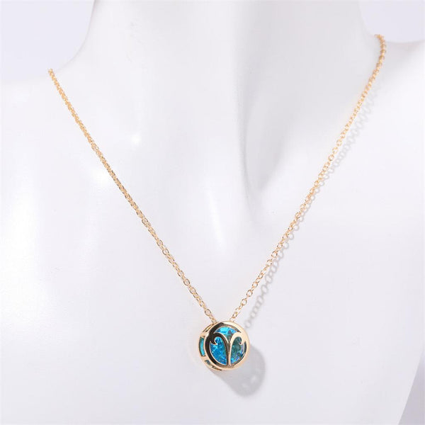 Hilda Reversible Zodiac Necklace - image 3