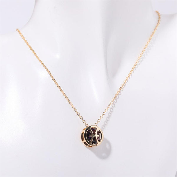 Hilda Reversible Zodiac Necklace - image 9
