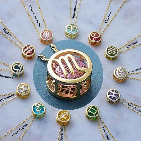 Hilda Reversible Zodiac Necklace - image 1