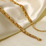 Irene Triple-Layer Chain Necklace - image 4
