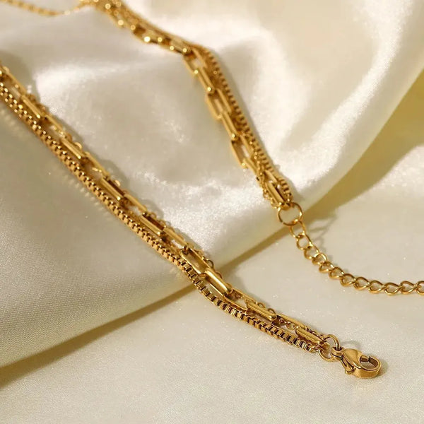 Irene Triple-Layer Chain Necklace - image 4