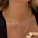 Irene Triple-Layer Chain Necklace - image 1