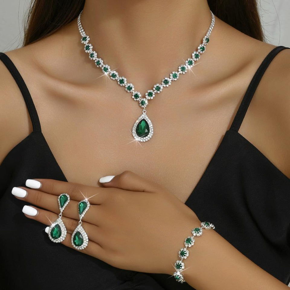 Alison Three-Piece Bridal Jewelry Set - image 3