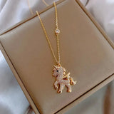 Geraldine Unicorn Necklace - image 1