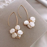 Constance Pearl-Look Sparkle Earrings - image 2