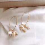 Constance Pearl-Look Sparkle Earrings - image 1
