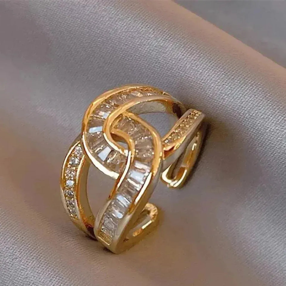 Lucia Knot Ring - image 1