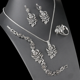 Natalia Sparkle Jewelry Set | Silver-Tone