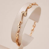 Serena Classic Polished Gold-Tone Bracelet