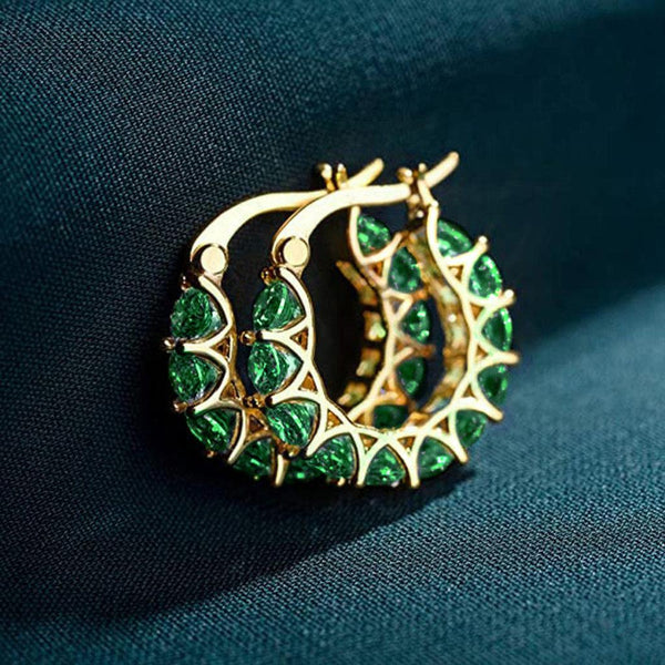 Rosa Hoop Earrings — Gold-Tone — image 1