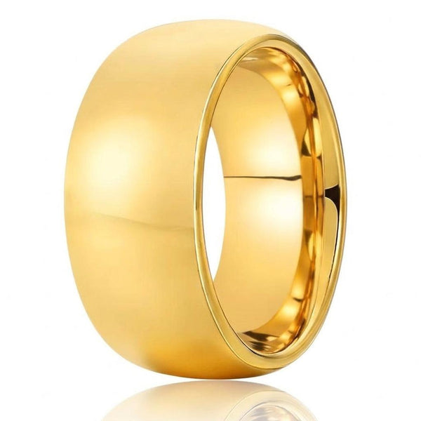 Ian Polished Band Ring | Gold-Tone