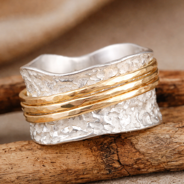 Nancy Delicate Vintage Ring | Two-Tone