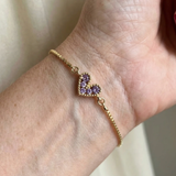 Helena Lilac Bracelet | Gold-Tone — image 2