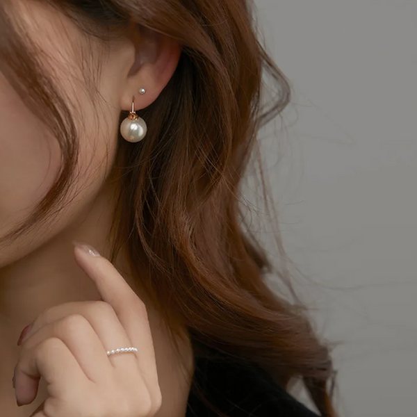 Margot French-Style Earrings | Silver-Tone