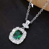 Ottilie Green Accent Necklace - image 1