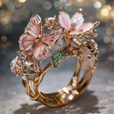 Eleanor Butterfly Sparkle Ring - image 1