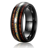 Richard Inlay Band Ring | Black - image 1