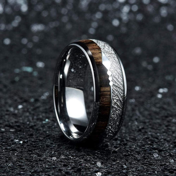 Gerard Wood-Look Inlay Band Ring - image 10