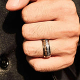 Gerard Wood-Look Inlay Band Ring - image 2