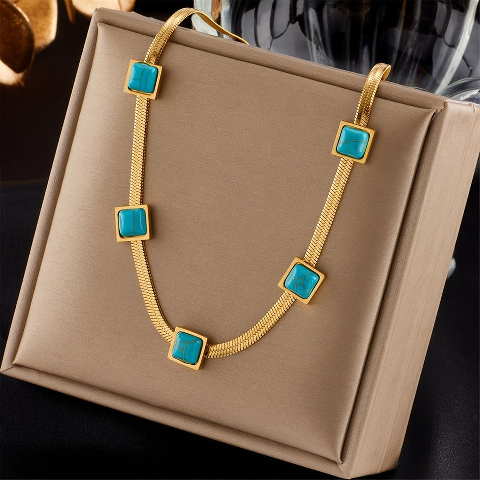 Sara Necklace | Gold-Tone