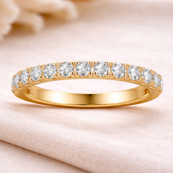 Phyllis Wedding-Style Rings — Gold-Tone — image 3