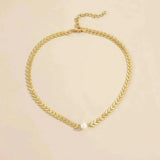 Sally Greek-Inspired Gold-Tone Pearl-Look Necklace — image 2
