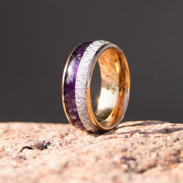Philip Inlay Ring | Rose-Gold-Tone — image 2